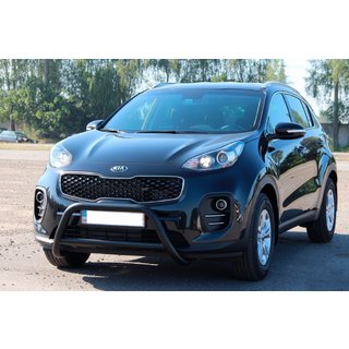Bullbar WT006 Black (rustfrit stål) Kia Sportage 2015–2021 foto 3
