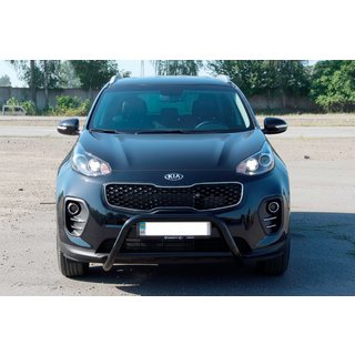 Bullbar WT006 Black (rustfrit stål) Kia Sportage 2015–2021 foto 1