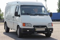 Ford Transit 1991–2000 Bullbar WT006 Black (rustfrit stål) foto 1