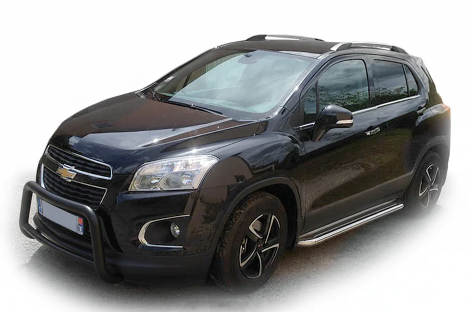 Chevrolet Trax 2012–2023 Frontbøjle WT005 Black (rustfri stål) Image