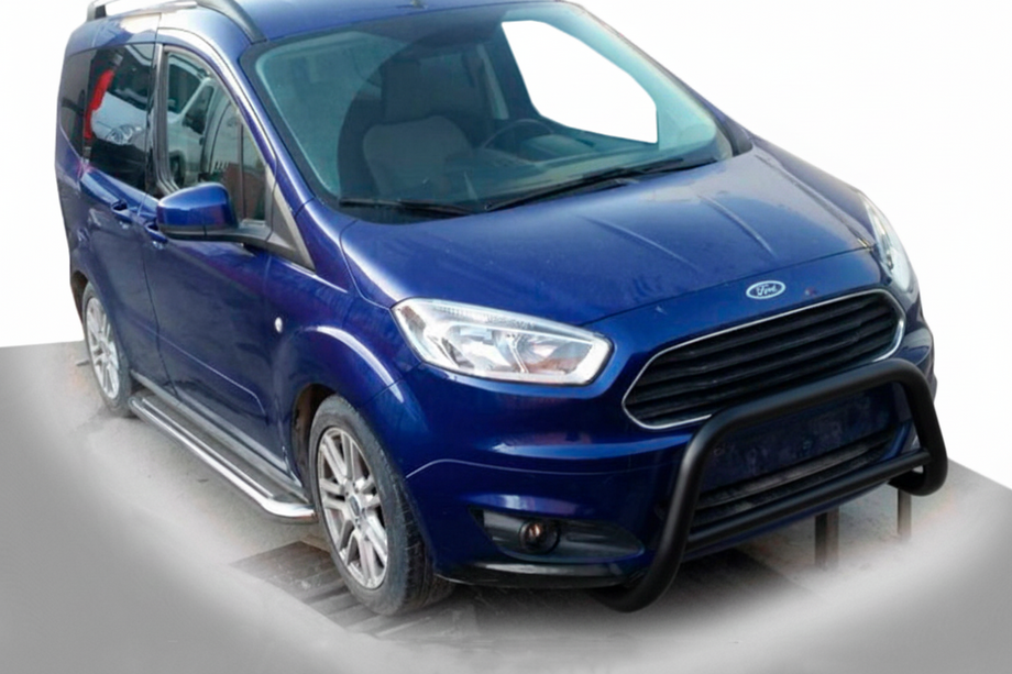 Ford Courier 2014–2023 Frontbeskyttelsesbøjle WT005 Black (rustfrit stål) Image