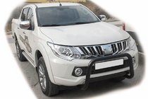 Mitsubishi L200 2015–2024 Frontbøjle WT005 Black (rustfrit stål) foto 1