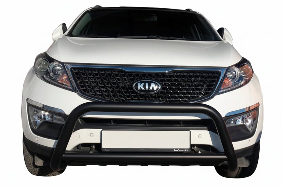 Kia Sorento II XM 2009–2014 Bullbar WT005 Black (rustfrit stål) Image