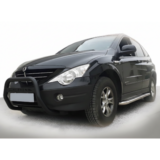 Frontbøjle WT005 Black (rustfrit stål) SsangYong Action 2005–2018
