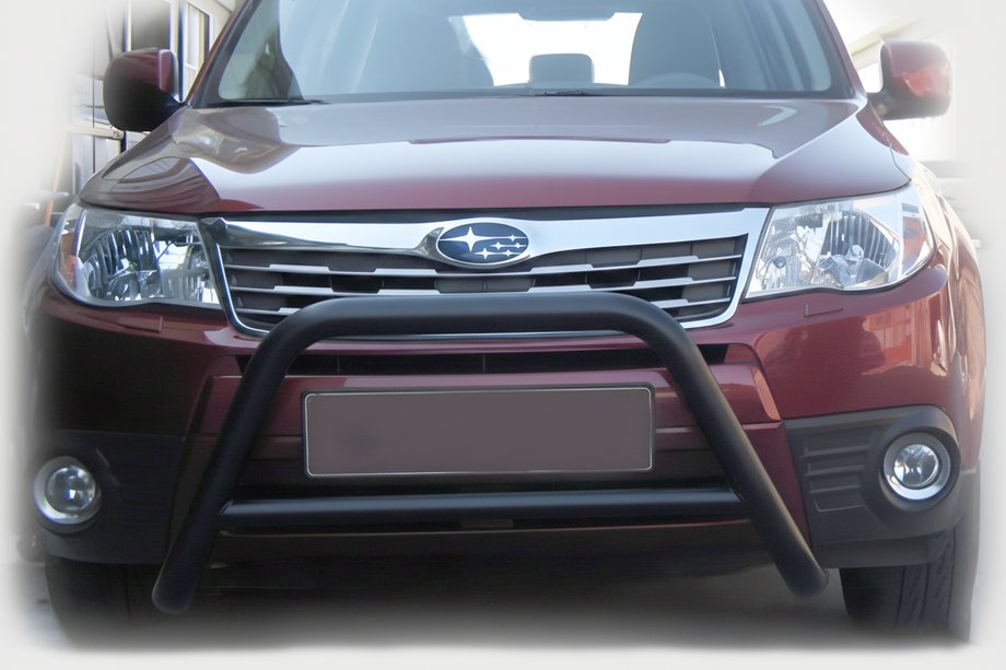 Subaru Forester 2008–2013 Bullbar WT005 Black (rustfrit stål) Image