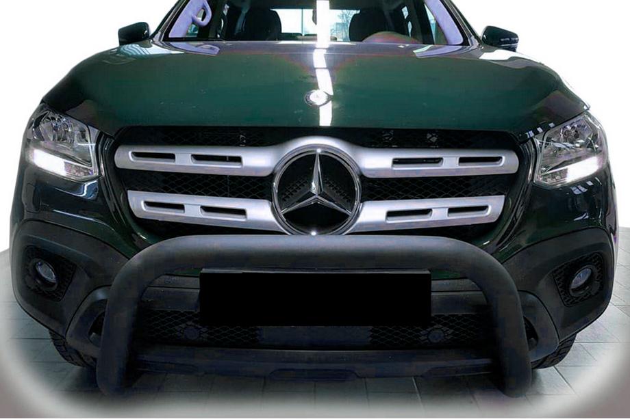 Mercedes X class 2017–2020 Frontbøjle WT005 Black (rustfri stål, 60 mm) Image