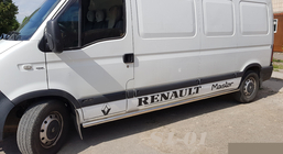 Renault Master 1998–2010 Siderør (2 stk., rustfrit stål) Lang akselafstand foto 1