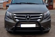 Mercedes Vito/V-klasse W447 2014– Bullbar WT006 Black (rustfrit stål) foto 3