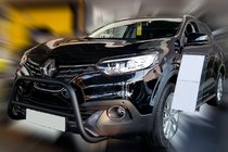 Renault Kadjar 2015–2022 Bullbar Black (rustfrit stål) foto 3