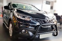 Renault Kadjar 2015–2022 Bullbar Black (rustfrit stål) foto 1