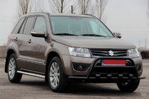 Suzuki Grand Vitara 2005–2017 Bullbar ST-WT-15 Black (rustfrit stål) foto 1