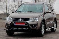 Suzuki Grand Vitara 2005–2017 Bullbar ST-WT-15 Black (rustfrit stål) foto 3