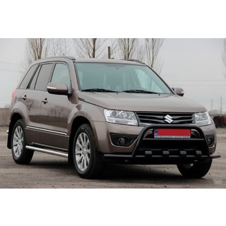 Bullbar ST-WT-15 Black (rustfrit stål) Suzuki Grand Vitara 2005–2017 foto 1