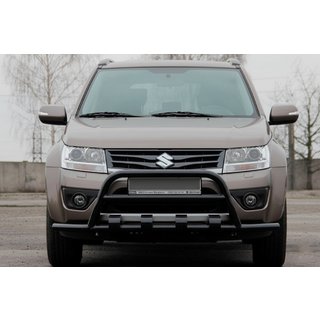 Bullbar ST-WT-15 Black (rustfrit stål) Suzuki Grand Vitara 2005–2017 foto 2