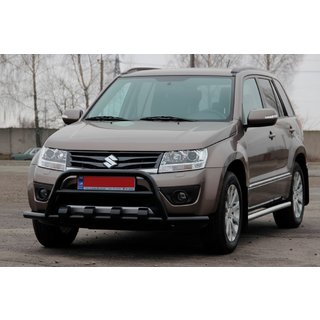 Bullbar ST-WT-15 Black (rustfrit stål) Suzuki Grand Vitara 2005–2017 foto 3