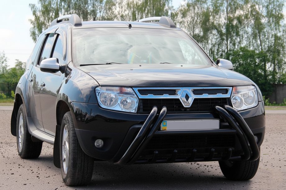 Renault Duster 2008–2017 Frontbøjle Kelebek WT011 Black (rustfrit stål) Image