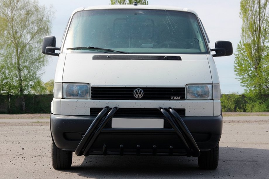 Volkswagen T4 Transporter 1990–2003 Frontbøjle Kelebek WT011 Black (rustfrit stål) Image