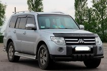 Mitsubishi Pajero Wagon IV 2006–2021 Frontbøjle ST015-13 Black (rustfrit stål) foto 1