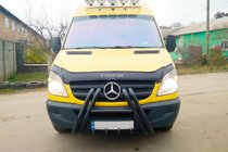 Mercedes Sprinter W906 2006–2018 Kængurubøjle F1-01 Black (2013-2018, rustfrit stål) foto 4