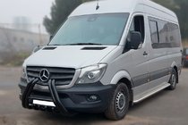 Mercedes Sprinter W906 2006–2018 Kængurubøjle F1-01 Black (2013-2018, rustfrit stål) foto 3
