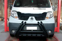 Opel Vivaro 2001–2015 Bullbar F1-01 Black (rustfrit stål) foto 1