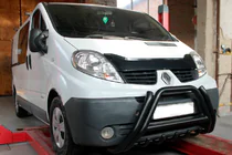 Opel Vivaro 2001–2015 Bullbar F1-01 Black (rustfrit stål) foto 2