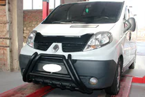 Opel Vivaro 2001–2015 Bullbar F1-01 Black (rustfrit stål) foto 3