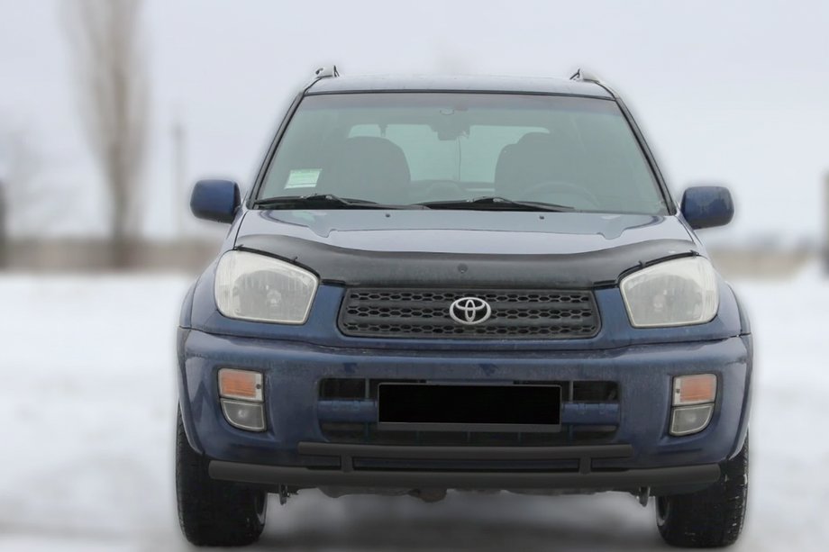 Toyota Rav 4 2001–2005 Frontbøjle ST014-1 Black (rustfrit stål) Image