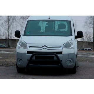 Bullbar WT022 Black (rustfrit stål) Peugeot Partner Tepee 2008–2018 foto 1