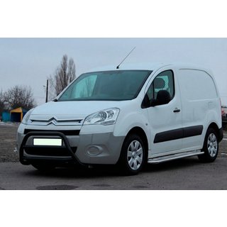 Bullbar WT022 Black (rustfrit stål) Peugeot Partner Tepee 2008–2018 foto 2