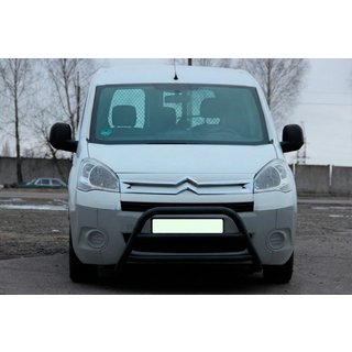 Bullbar WT022 Black (rustfrit stål) Peugeot Partner Tepee 2008–2018 foto 3