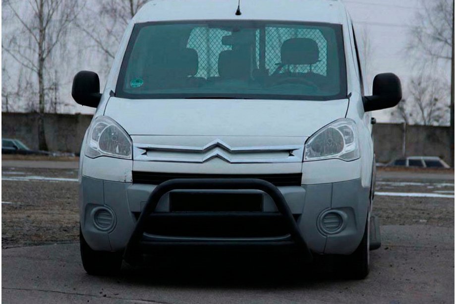 Citroen Berlingo 2008–2018 Bullbar WT022 Black (rustfrit stål) Image