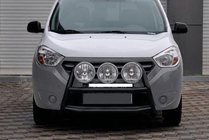 Renault Dokker 2013–2022 Bullbar WT022 Black (rustfrit stål) foto 1