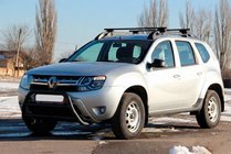 Dacia Duster 2008–2018 Kængurugitter WT022 Black (rustfrit stål) foto 1