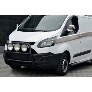 Bullbar WT022 Black (rustfrit stål) Ford Custom 2013–2022 foto 3