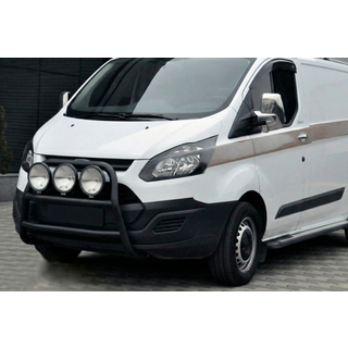 Bullbar WT022 Black (rustfrit stål) Ford Custom 2013–2022 foto 3