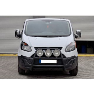 Bullbar WT022 Black (rustfrit stål) Ford Custom 2013–2022 foto 2