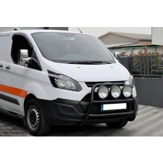Bullbar WT022 Black (rustfrit stål) Ford Custom 2013–2022 foto 1