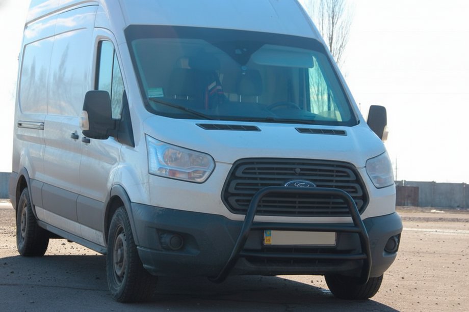 Ford Transit 2014– Bullbar WT022 Black (rustfrit stål) Image