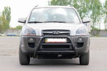 Hyundai Tucson JM 2004– Bullbar WT022 Black (rustfrit stål) foto 1