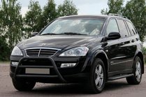 SsangYong Kyron 2005–2014 Kængurugitter WT022 Black (rustfrit stål) foto 1