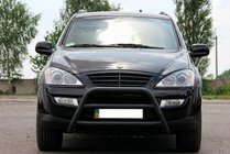 SsangYong Kyron 2005–2014 Kængurugitter WT022 Black (rustfrit stål) foto 2