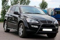SsangYong Kyron 2005–2014 Kængurugitter WT022 Black (rustfrit stål) foto 3