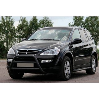 Kængurugitter WT022 Black (rustfrit stål) SsangYong Kyron 2005–2014 foto 1