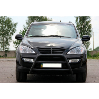 Kængurugitter WT022 Black (rustfrit stål) SsangYong Kyron 2005–2014 foto 2