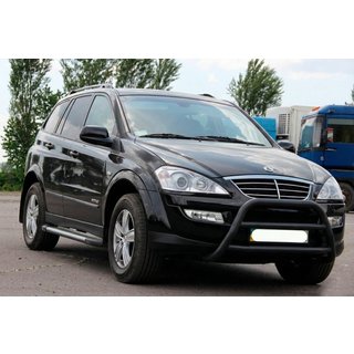 Kængurugitter WT022 Black (rustfrit stål) SsangYong Kyron 2005–2014 foto 3
