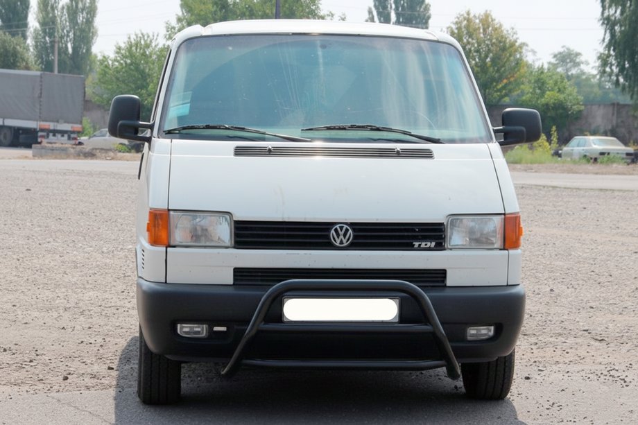 Volkswagen T4 Caravelle/Multivan 1990–2003 Kængurugitter WT022 Black (rustfrit stål) Image