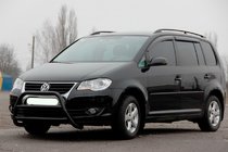 Volkswagen Touran 2003–2010 Kængurugitter WT022 Black (rustfrit stål) foto 1