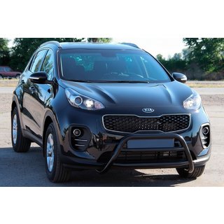 Kængurubøjle WT023 Black (rustfrit stål) Kia Sportage 2015–2021 foto 2