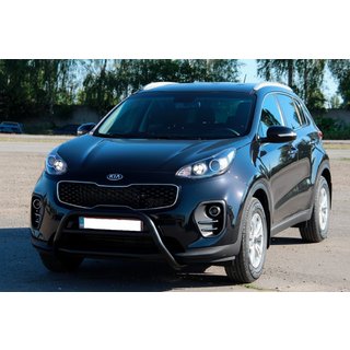 Kængurubøjle WT023 Black (rustfrit stål) Kia Sportage 2015–2021 foto 3